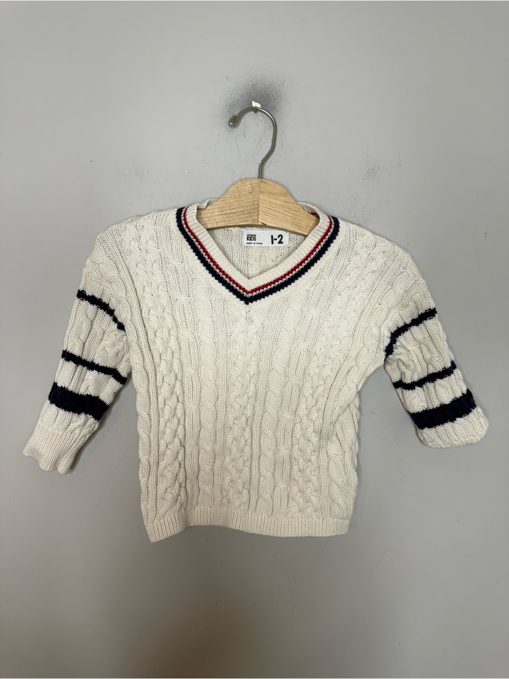 $14 ADD ON Cotton on 2 sweater top shirt varsity 18-24M zara H&M janie and jack